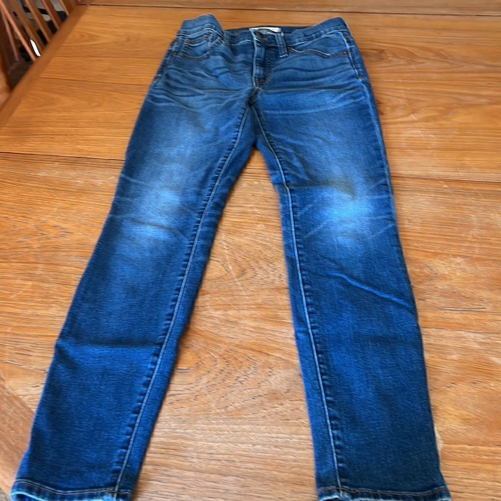 Madewell 9” high rise skinny jeans